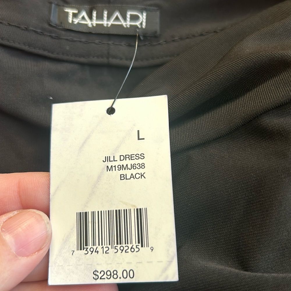 Tahari Black Long Sleeve Dress - Picture 2 of 3